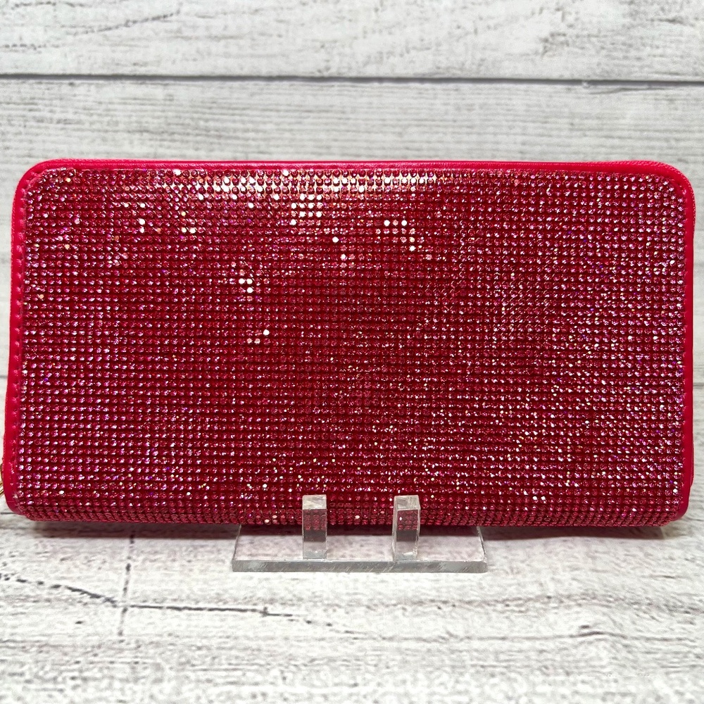 Rose Pink Rhinestone Wallet (7578785)
